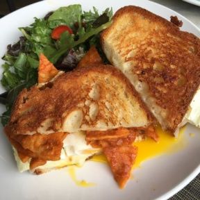 Gluten-free egg sandwich from Taste on Melrose